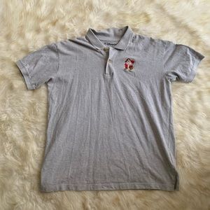 New 2000s Disney Grumpy Gray Polo Short Sleeve XL